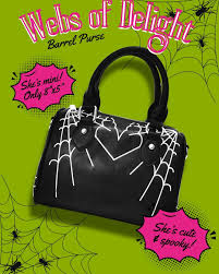PURSE - WEB OF DELIGHT BARREL