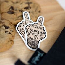 STICKER - FUCK CANCER FINGER