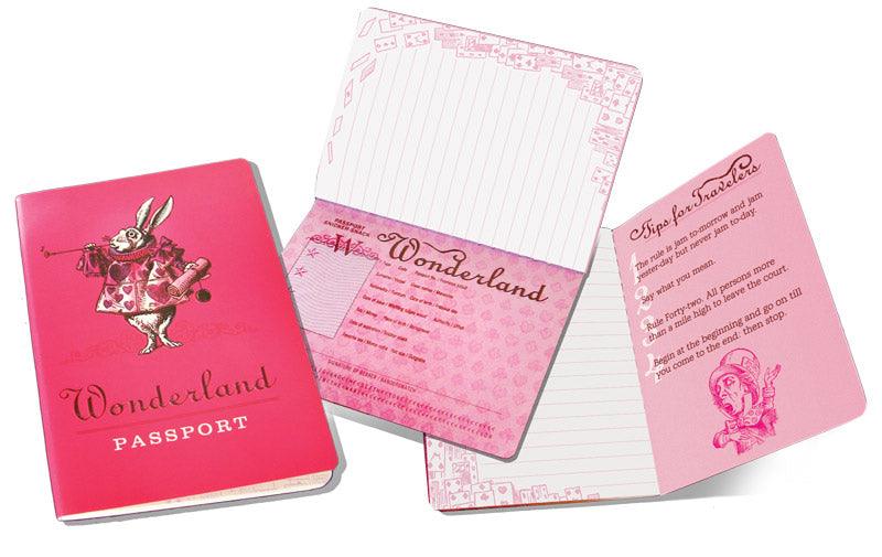 NOTEBOOK - WONDERLAND PASSPORT